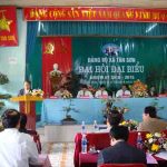 Đại hội Đảng bộ xã Tân Sơn.