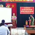 Phòng cảnh sát PCCC số 5 tổ chức lớp tuyền truyền phổ biến kiến thức phòng cháy, chữa cháy