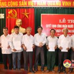 Huyện ủy Đô Lương: Trao quyết định công nhận người hoạt động cách mạng trước ngày 1/1/1945 đã hi sinh, từ trần