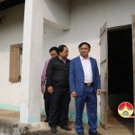 Đồng chí Ngọc Kim Nam – Chủ tịch UBND làm việc với  trường mầm non xã Quang Sơn