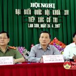 Đại biểu Quốc hội tiếp xúc cử tri tại xã Lam Sơn