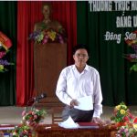 Thường trực huyện ủy làm việc tại xã Đông Sơn