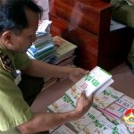 Đội quản lí thị trường số 5 kiểm tra các đại lí bán sách giáo khoa tại Đô Lương