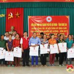Hội chữ thập đỏ thành phố Hồ Chí Minh thăm và tặng quà nhân dân bị lũ lụt huyện Đô Lương