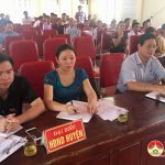 Đồng chí Nguyễn Công Châu- Phó Chủ tịch HĐND huyện tiếp xúc cử tri xã Mỹ Sơn.