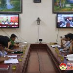 UBND huyện tham gia hội nghị trực tuyến