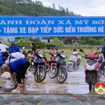 Mỹ Sơn: Đoàn viên thanh niên rửa xe gây quỹ hỗ trợ học sinh nghèo