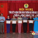 Tổng kết công đoàn trường năm học 2017 -2018