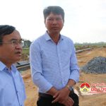 Đồng chí Ngọc Kim Nam – Bí thư huyện ủy kiểm tra tại xã Tân Sơn và Thái Sơn