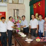 Đồng chí Ngọc Kim Nam – Bí thư huyện ủy chúc mừng ngày truyền thống MTTQ