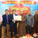Hội phật giáo huyện chúc mừng Huyện ủy Đô Lương nhân ngày thành lập Đảng và tết cổ truyền