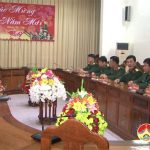 Đồng chí Lê Minh Giang thăm và chúc tết Sư đoàn 324