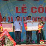 Xã Lưu Sơn tổ chức lễ đón xã đạt chuẩn nông thôn mới.