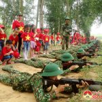 Giáo viên và học sinh Trường mầm non xã Đông Sơn, Đô Lương tham quan  tại Sư đoàn 324