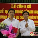 Huyện ủy Đô Lương công bố quyết định chỉ định Phó bí thư ban chấp hành Đảng bộ xã Thượng Sơn