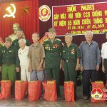 Hội cựu chiến binh xã Tân Sơn tổ chức gặp mặt hội viên cựu chiến binh chống Pháp