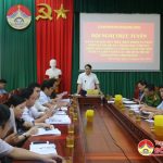 UBND huyện tổ chức hội nghị trực tuyến với 33 xã, thị