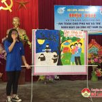 Tân Sơn tổ chức hội thi vẽ tranh với chủ đề “ An toàn cho phụ nữ và trẻ em”.