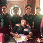 BCHQS tỉnh Xiêng Khoảng- CHDCND Lào thắp hương tại Truông Bồn