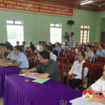 UBND huyện thẩm định xã Thuận Sơn đạt Nông thôn mới