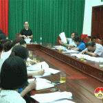 UBND huyện tổ chức hội nghị ban chỉ đạo  “ Toàn dân đoàn kết đoàn kết xây dựng đời sống văn hóa”.