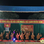 Xã Nhân Sơn: Tổ chức hội thi đồng diễn thể dục và văn nghệ