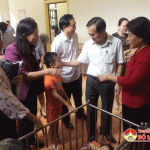 Đoàn giám sát QH khảo sát tại Trung tâm công tác xã hội Nghệ An .