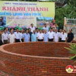 Xóm vạn phúc xã Thịnh Sơn khánh thành công trình tôn tạo Giếng làng