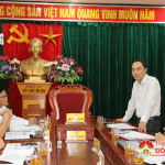 Ban tuyên giáo tỉnh uỷ: Dự sinh hoạt tại Chi bộ trung tâm Văn hoá, Thể thao và Truyền thông huyện Đô Lương.