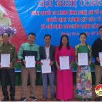 Trung Sơn: Công bố Nghị Quyết 08 HĐND tỉnh về sáp nhập xóm 4.