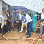 Xã Bồi Sơn khởi công xây dựng nhà cho ông Nguyễn Bá Đoàn