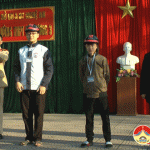 Trường THPT Đô Lương 3 và công an huyện Đô Lương tuyên truyền phổ biến luật ATGT cho học sinh