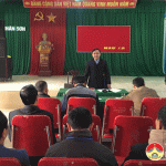 Ban chỉ đạo NTM huyện Đô Lương làm việc tại xã Nhân Sơn