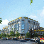 Trung tâm thương mại kết hợp  chợ truyền thống huyện Đô Lương đẩy nhanh tiến độ thi công.