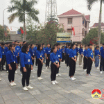 Huyện Đoàn Đô Lương  tổ chức lễ kết nạp 93 Đoàn viên lớp 90 năm thành lập Đảng cộng sản Việt Nam