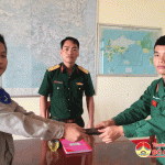 Trung sỹ Nguyễn Viết Thiên trả lại của rơi