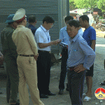 Chi cục Thuế khu vực Sông Lam 1 tổ chức cưỡng chế thuế