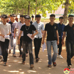 Buổi thi môn Văn vào lớp 10 tại huyện Đô Lương