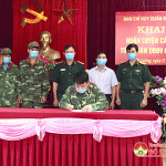 BCH Quân Sự Đô Lương khai mạc huấn luyện khung B tiểu đoàn dự bị động viên năm 2020