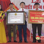 Đô Lương: Công bố Quyết định công nhận xã Mỹ Sơn đạt chuẩn nông thôn mới