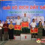 Đô Lương đạt giải nhất toàn đoàn giải vô địch đẩy Nghệ An năm 2020.