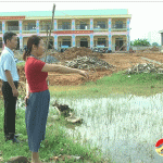 Đô Lương nhiều công trình chậm tiến độ do thiếu đất san lấp mặt bằn