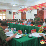 Giám đốc Công an tỉnh Nghệ An làm việc với Công an huyện Đô Lương