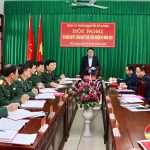 Đảng ủy quân sự huyện ra nghị quyết lãnh đạo thực hiện nhiệm vụ năm 2021