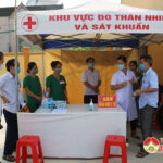 Đô Lương tổ chức diễn tập phòng chống dịch covid 19 trong ngày bầu cử