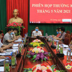 UBND huyện tổ chức hội nghị thường kỳ tháng 5 và triển khai nhiệm vụ tháng 6.