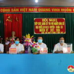 Xã Ngọc Sơn tổ chức hội nghị tiếp xúc cử tri  với ứng cử Đại biểu HĐND huyện nhiệm kỳ 2021 – 2026.