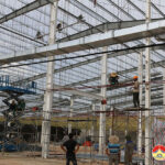 Công ty TNHH Lan Chi tập trung nhân lực đẩy nhanh tiến độ xây dựng siêu thị