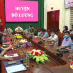 Huyện Đô Lương đã tham dự Hội nghị trực tuyến toàn quốc phiên họp đầu tiên của Chính phủ