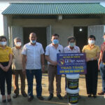 Công ty cổ phần tập đoàn Thành Thắng, văn phòng Bắc Trung Bộ – hãng sơn Levist – Nano trao tặng sơn nhà Đại đoàn kết